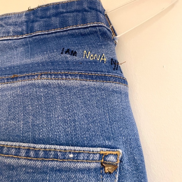 Zara Denim Makers Patchwork Skinny Jeans - Picture 5 of 6